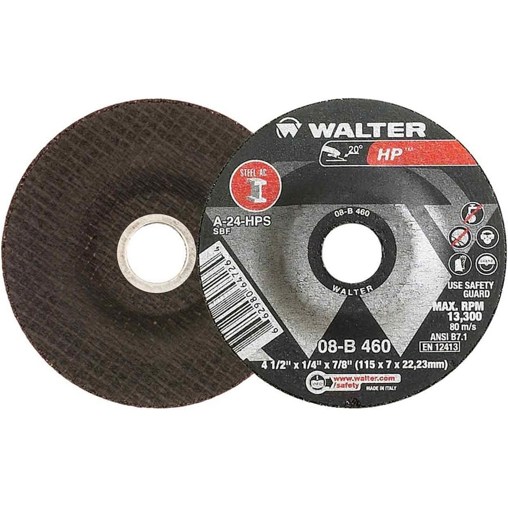 Disco HP de desbaste de alto rendimiento 4 ½” x 1/4” x 7/8”