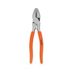 Pinza para electricista 8" alta palanca mango PVC