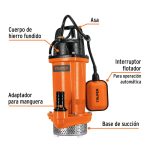 Bomba sumergible hierro fundido, agua limpia, 1/2 HP - Imagen 3