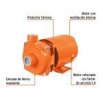 Bomba centrífuga para agua, 1/2 HP, - Imagen 3