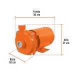 Bomba centrífuga para agua, 1 HP - Imagen 2