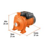 Bomba centrífuga para agua modelo europeo, 2 HP - Imagen 2