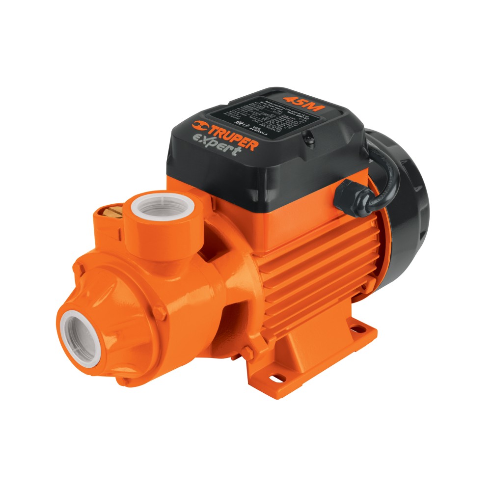 Bomba periférica 1/2HP, altura máx 45m, uso agrícola