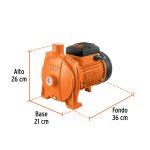 Bomba centrífuga para agua modelo europeo,1-1/2 HP - Imagen 2