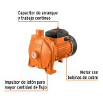 Bomba centrífuga para agua modelo europeo,1-1/2 HP - Imagen 3