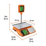 Báscula electrónica multifunciones con torreta 40 kg - Imagen 5