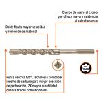 Broca SDS MAX para concreto, 1-1/8 x 13", TRUPER - Imagen 2