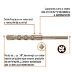 Broca SDS MAX para concreto, 1-1/4 x 13", TRUPER - Imagen 2