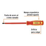 Desarmador dieléctrico plano 1/4" x 6" - Imagen 3