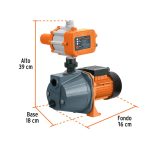 Bomba presurizadora jet hierro 1/2 HP con control - Imagen 2