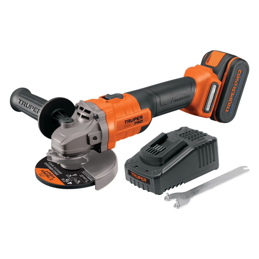 102872 Esmeriladora 4-1/2", 20V, 1 batería 4Ah - Imagen 1