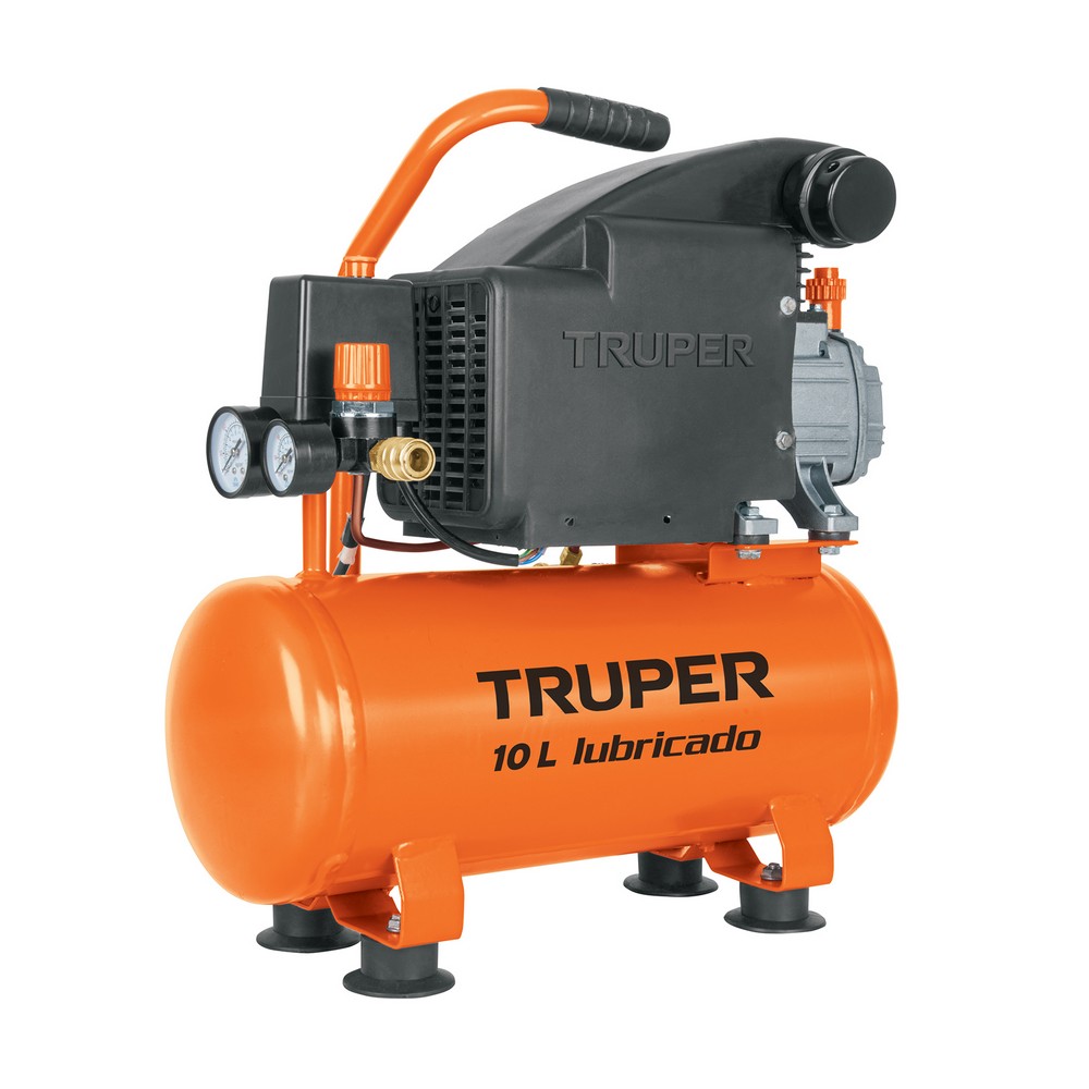 103030 Compresor lubricado, 10L, 2 HP, horizontal, 127V - Imagen 1