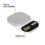 Báscula digital para cocina, plato de acero inox,5kg - Imagen 2
