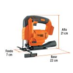 Sierra caladora 20V, sin accesorios - Imagen 2