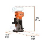 Router (Rebajadora) 1/4", sin accesorios - Imagen 2