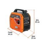 Generador silencioso inverter 2.2kW, 80 cc, enc. electrónico - Imagen 2