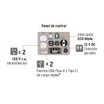 Generador silencioso inverter 2.2kW, 80 cc, enc. electrónico - Imagen 4