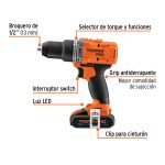 Combo rotomartillo/destornillador impacto, 20V - Imagen 3