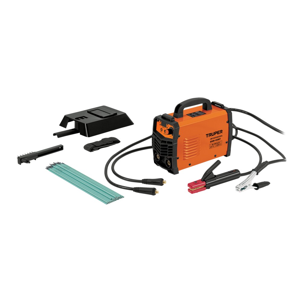 Soldadora inversora 130A, bi-voltaje 127/220V