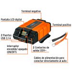 Inversor de corriente de 1500 W con puertos USB, TRUPER - Imagen 3