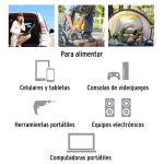 Inversor de corriente de 1500 W con puertos USB, TRUPER - Imagen 5