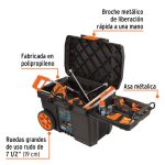 Caja para herramienta, 23"x17" con ruedas, mango telescópico - Imagen 2