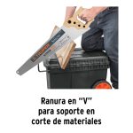 Caja para herramienta, 23"x17" con ruedas, mango telescópico - Imagen 5