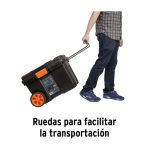 Caja para herramienta, 23"x17" con ruedas, mango telescópico - Imagen 6