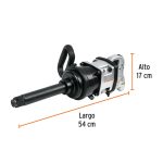 Llave (pistola) de impacto neumática 1", ind - Imagen 3