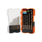 Juego de 13 brocas HSS para metal en estuche