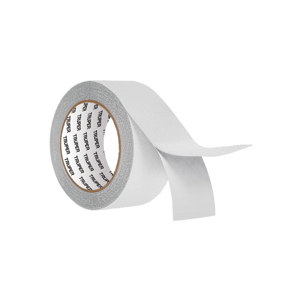 Rollo de 5m de cinta antiderrapante blanca 50mm