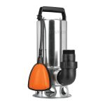 Bomba sumergible acero inoxidable,agua sucia,1-1/2HP