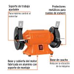 Esmeril de banco de 6" de 1/2 HP (370 W) - Imagen 2