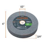 Esmeril de banco de 6" de 1/2 HP (370 W) - Imagen 3