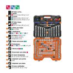 Juego 199 herramientas 1/4", 3/8" y 1/2" std y mm p/mecánico - Imagen 3