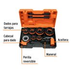 Juego de 9 tarrajas para tubo de 1/2" a 2" - Imagen 2