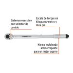 Torquímetro de trueno, dos lecturas, cuadro 1/2" - Imagen 3