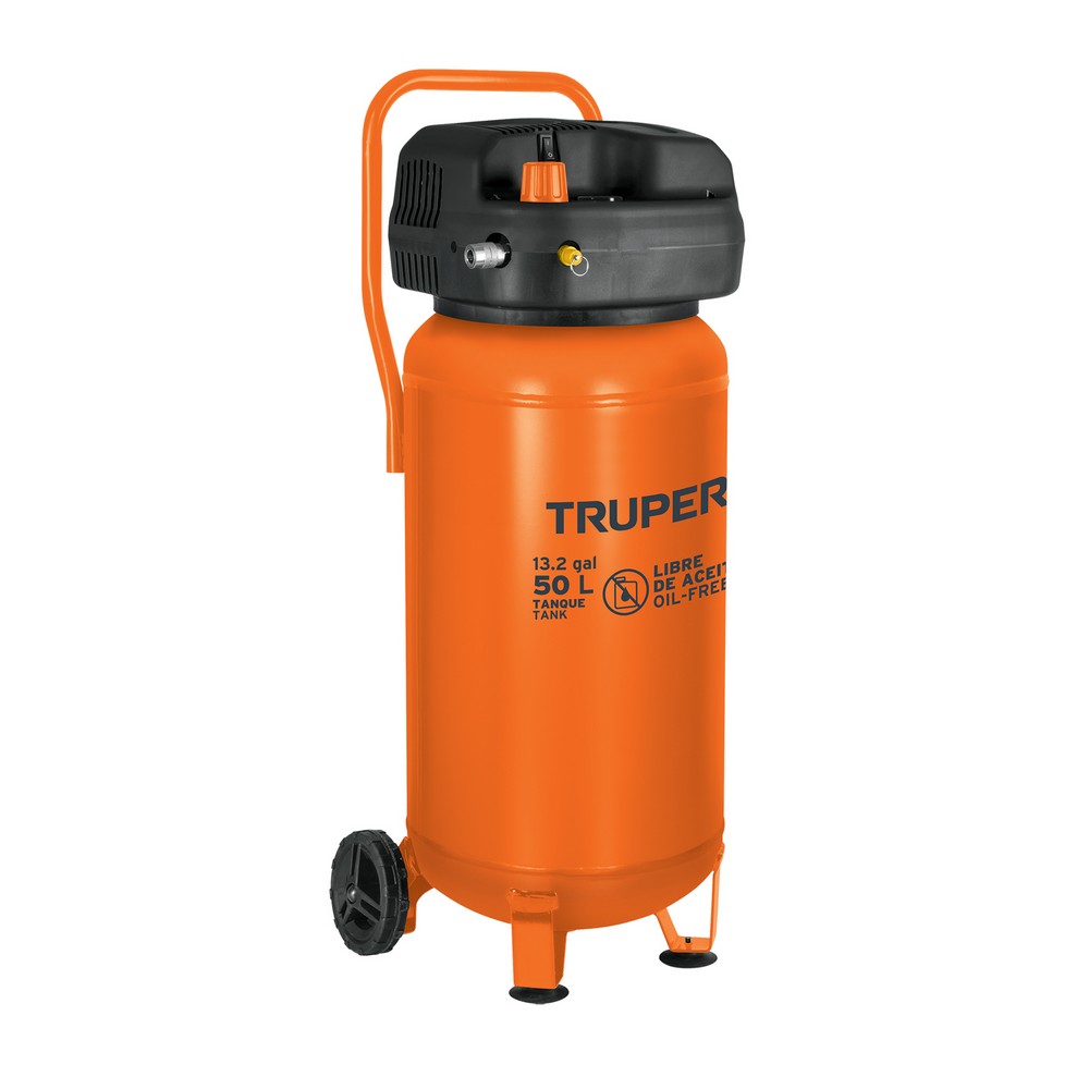 Compresor libre de aceite, 50L, 3HP, vertical, 127V