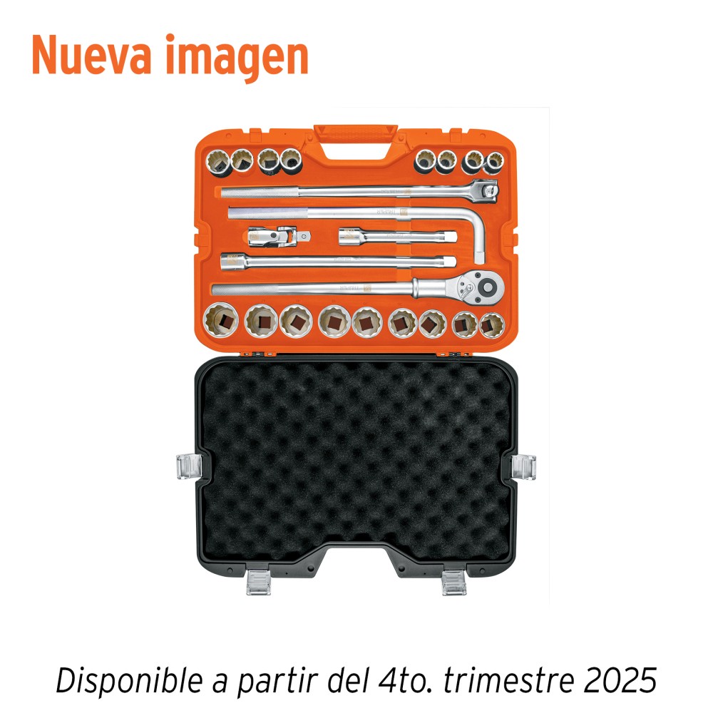 Juego de 23 herramientas cuadro 3/4" mm para mecánico