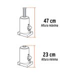 Gato hidráulico de botella de 8 Ton - Imagen 3