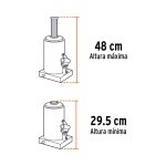 Gato hidráulico de botella de 50 Ton - Imagen 4