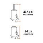 Gato hidráulico de botella de 21 Ton - Imagen 3