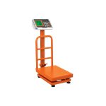 Báscula electrónica de plataforma, plegable, 100 kg