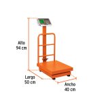 Báscula electrónica de plataforma, plegable, 200 kg - Imagen 3