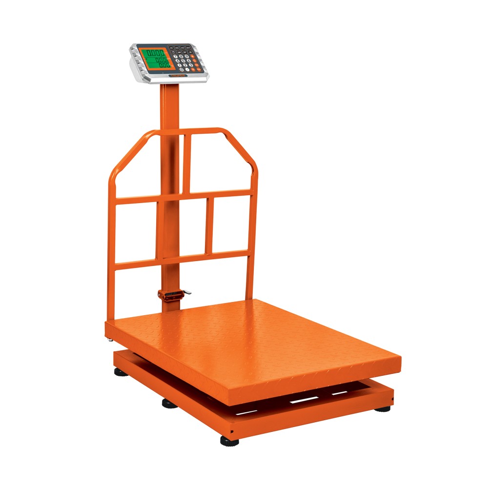 Báscula electrónica de plataforma, plegable, 600 kg