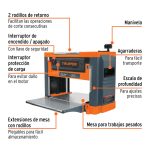 Cepillo portátil 12-1/2", 2-1/4 HP - Imagen 3