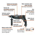 Rotomartillo 1/2", 1200W - Imagen 3