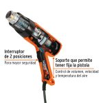 Pistola de calor 1500W - Imagen 2