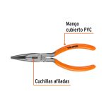 Pinza de punta y corte 6" mango de PVC - Imagen 2