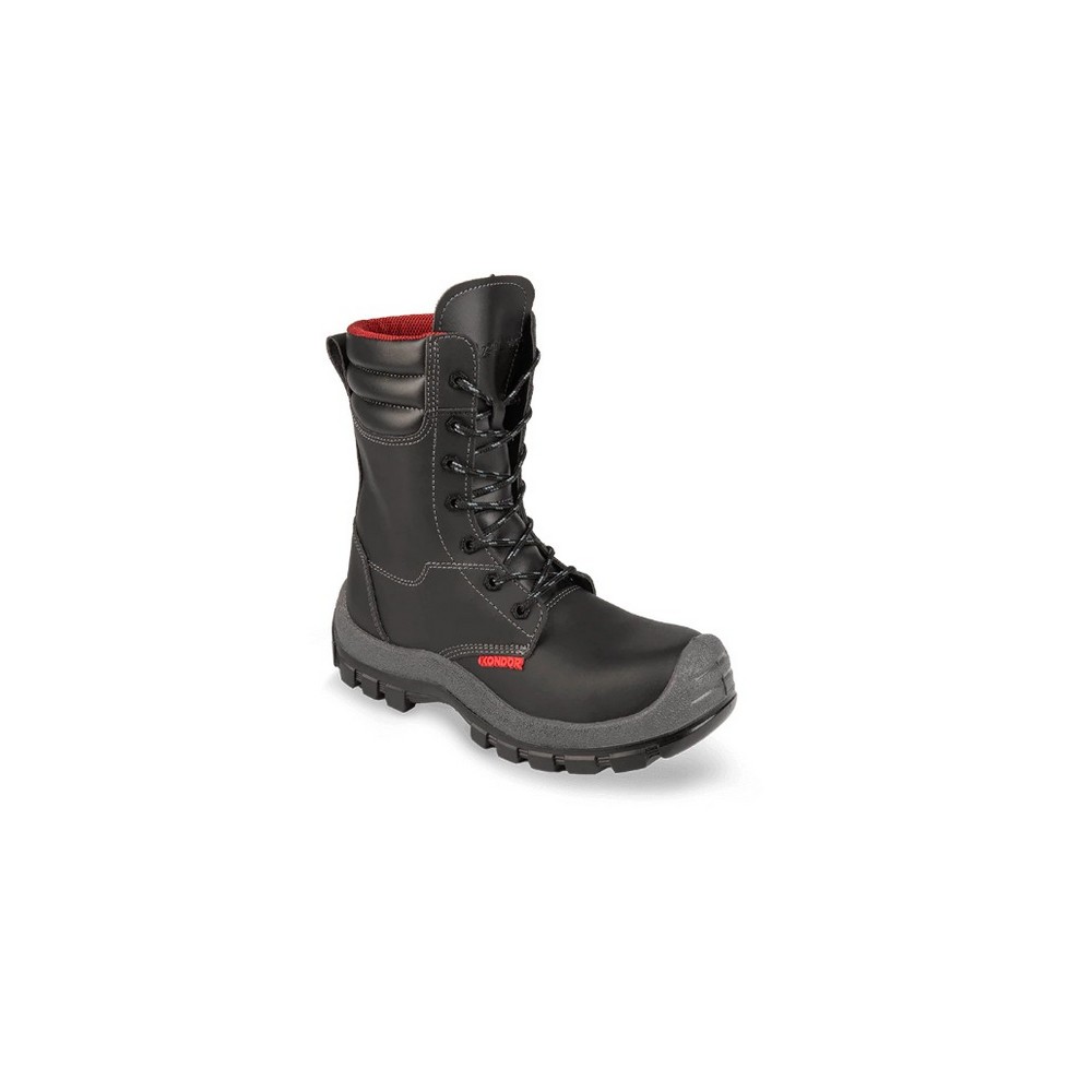1731501 Bota Alta Jumbo 8 Pulg Seguridad Tridensidad Negro - Imagen 1